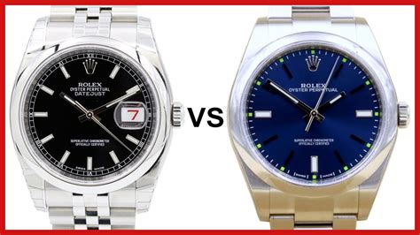 datejust vs oyster perpetual